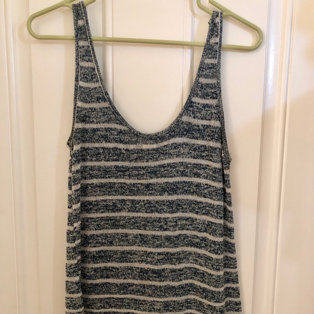 Striped Sweater Tank Top